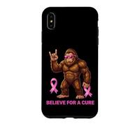 Carcasa para iPhone XS MAX Sasquatch Believe for a Cure Fun Concientización sobre el cáncer de Mama