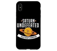 Carcasa para iPhone XS MAX Saturn Undefeated Hula-Hoop Champion Sport Quote Spaceout