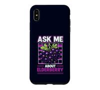 Carcasa para iPhone XS MAX Saúco Pregúntame Acerca De Herbolario Retro Divertido Foraging