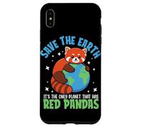 Carcasa para iPhone XS MAX Save The Earth Es el único Planeta Que Tiene Pandas Rojos