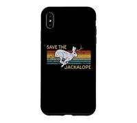 Carcasa para iPhone XS MAX Save The Jackalope - Vintage Rabbit - Camping Cryptozoology