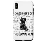 Carcasa para iPhone XS MAX Schrodinger Cat Escape Plan Mecánica cuántica Física