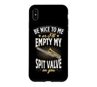 Carcasa para iPhone XS MAX Sé Amable Conmigo o voy a vaciar mi válvula de escupir en ti