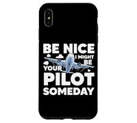Carcasa para iPhone XS MAX Sé Amable Podría ser tu piloto algún día Aviación de avión