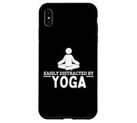 Carcasa para iPhone XS MAX Se distrae fácilmente con un Divertido Instructor de Yoga