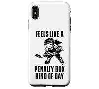 Carcasa para iPhone XS MAX Se Siente como una Caja de penaltis Tipo de día Hockey Femenino