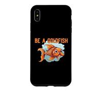 Carcasa para iPhone XS MAX Sé un pez Dorado El Animal más Feliz de la Tierra