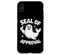 Carcasa para iPhone XS MAX Seal of Approval Pun Funny Seal