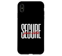 Carcasa para iPhone XS MAX Secure Your Data Cybersecurity Expert Infosec Encrypted Chat