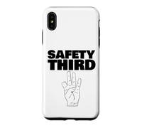 Carcasa para iPhone XS MAX Seguridad Tercer Dedo perdido Divertido Seguridad Tercero
