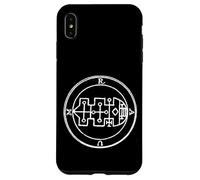 Carcasa para iPhone XS MAX Sello de Raum Goetia Sigil Talismán Círculo Demonio