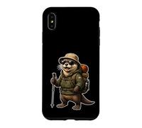 Carcasa para iPhone XS MAX Senderismo Nutria al Aire Libre - Adventure Cute Camper Vibes