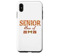 Carcasa para iPhone XS MAX Senior 2026 Coquette Blue Floral Toile Graduation Aesthetic