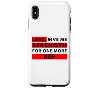 Carcasa para iPhone XS MAX Señor Dame Fuerza para un Amante del Gimnasio Cristiano más representante