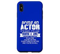 Carcasa para iPhone XS MAX Ser un Actor Cita Divertida Humor Dicho