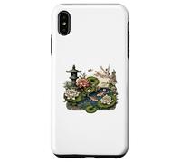 Carcasa para iPhone XS MAX Serene Koi Pond - Gráfico Tradicional de Cultura Japonesa - S26