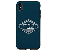 Carcasa para iPhone XS MAX Seychelles Isla paradisíaca Palma La Digue Praslin Recuerdo