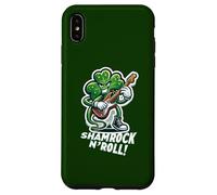 Carcasa para iPhone XS MAX Shamrock n' Roll Divertido Juego de Palabras de trébol del día de San Patricio