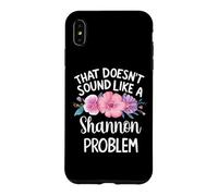 Carcasa para iPhone XS MAX Shannon - Nombre Personalizable para niña de Las Flores