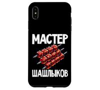 Carcasa para iPhone XS MAX Shashlik Master Grill Pinchos Rusos Grill Rusia