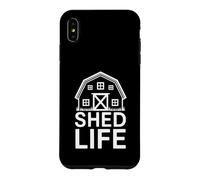 Carcasa para iPhone XS MAX Shed Life For Cabins Builders Tiny Houses Handyman