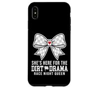 Carcasa para iPhone XS MAX She's Here For The Dirt Drama Race Night Queen