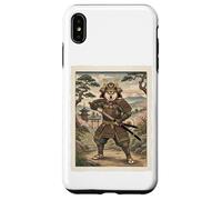 Carcasa para iPhone XS MAX Shiba Inu Samurai Ukiyo-e Arte Japonés