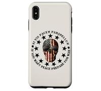 Carcasa para iPhone XS MAX Si Vis Pacem Parabellum Betsy Ross USA Flag Skull Patriotic