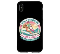 Carcasa para iPhone XS MAX Si Yo Windsurf como Una Chica Quiero Algunas Lecciones Chiste Windsurfista