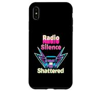 Carcasa para iPhone XS MAX Silencio Roto Radio Estética Retro Cultura Cassette