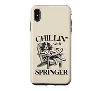 Carcasa para iPhone XS MAX Sillón de Verano Rellin' with my Springer Dog