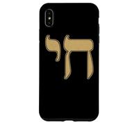 Carcasa para iPhone XS MAX SÍMBOLO Hebreo Chai SÍMBOLO JUDÍO para Vivir