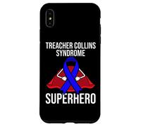 Carcasa para iPhone XS MAX Síndrome de Treacher Collins Superhero Warrior Fighter TCS