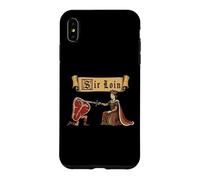 Carcasa para iPhone XS MAX Sir Loin Solomillo REN Faire Caballero Juego de Palabras Medieval Meme