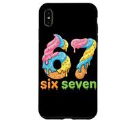 Carcasa para iPhone XS MAX Six Seven 67 Number Ice Cream Drip Meme 6 7 Kids Boys Girls