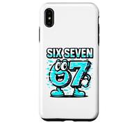 Carcasa para iPhone XS MAX Six Seven Glitch Mascot - Divertido Italiano Brainrot 67 Meme