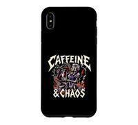 Carcasa para iPhone XS MAX Skeleton Nurse Caffeine & Chaos Night Shift