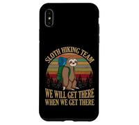 Carcasa para iPhone XS MAX Sloth Hiking Team We Will Get There When We Get There Shirt