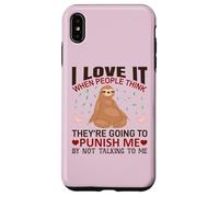 Carcasa para iPhone XS MAX Sloth Shirt I Love It When People Think Sloths Lover Regalo