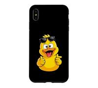 Carcasa para iPhone XS MAX Slow Sundays Funny Yellwo Rubber Duck Illustration Graphic