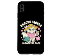 Carcasa para iPhone XS MAX Snacks Llenos Sin Mirar Atrás Gato Vacaciones Viajero