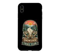 Carcasa para iPhone XS MAX Snowshoe Trail Club Raquetas Senderismo Invernal