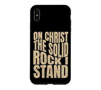 Carcasa para iPhone XS MAX sobre Cristo La Roca Sólida Que Soy, Hombres y Mujeres Cristianos