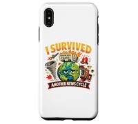 Carcasa para iPhone XS MAX Sobreviví a Otro Ciclo de Noticias Caos Divertido