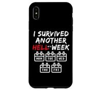 Carcasa para iPhone XS MAX Sobreviví a Otro Infierno de una Semana - Fin de Semana sarcástico Divertido