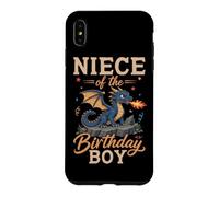 Carcasa para iPhone XS MAX Sobrina del cumpleaños niño dragón Fiesta de cumpleaños