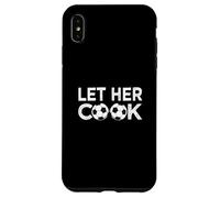 Carcasa para iPhone XS MAX Soccer Let Her Cook Futbolista Mujeres Chicas
