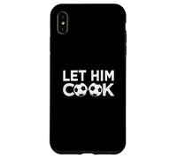 Carcasa para iPhone XS MAX Soccer Let Him Cook Futbolista Hombres Niños