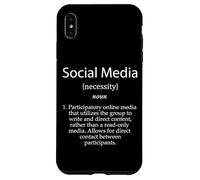 Carcasa para iPhone XS MAX Social Media Definition Social Media Influencer Marketing
