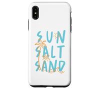 Carcasa para iPhone XS MAX Sol Sal y Arena Playa Vacaciones Palmera Océano Olas